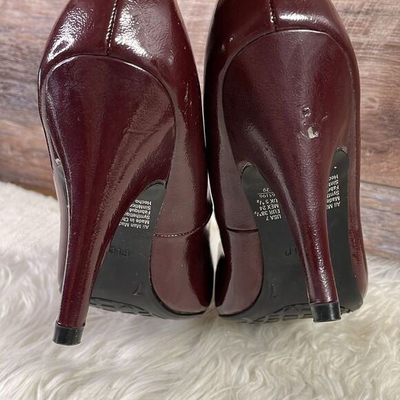 Fiona Ladies High 4” Stiletto Heel Dress Shoes, Brown, Size 7 - Picture 7 of 14
